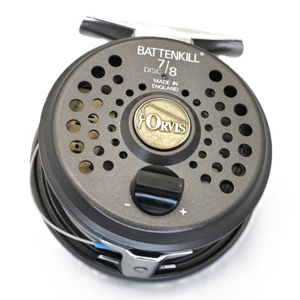 ORVIS BATTENKILL DISC 7/8 Fly Fishing Reel Made in England (GNP016122)